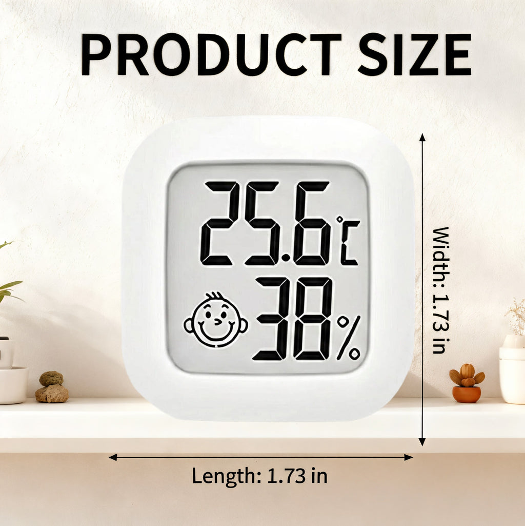 Zengdainm Thermometer, Hygrometer, Digital Electronic Thermohygrometers, Indoor Thermohygrometers with Temperature and Humidity Monitor