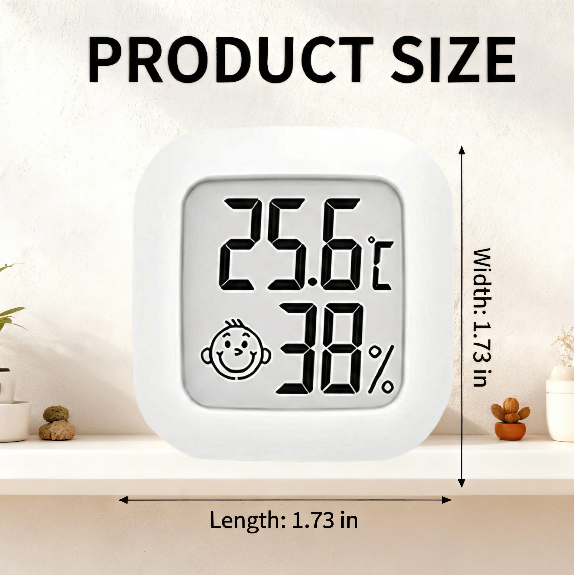 Zengdainm Thermometer, Hygrometer, Digital Electronic Thermohygrometers, Indoor Thermohygrometers with Temperature and Humidity Monitor