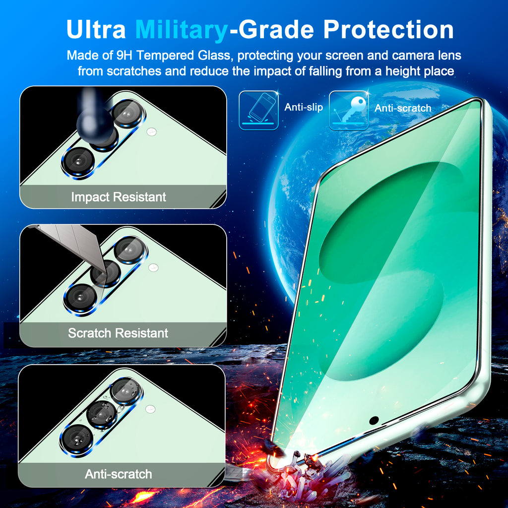 2 Pack Screen Protector for Samsung Galaxy S26 6.3 Inch, 9H Tempered Glass, Ultrasonic Fingerprint Unlock, Case Friendly Tempered Glass Screen Protector for Samsung Galaxy S26