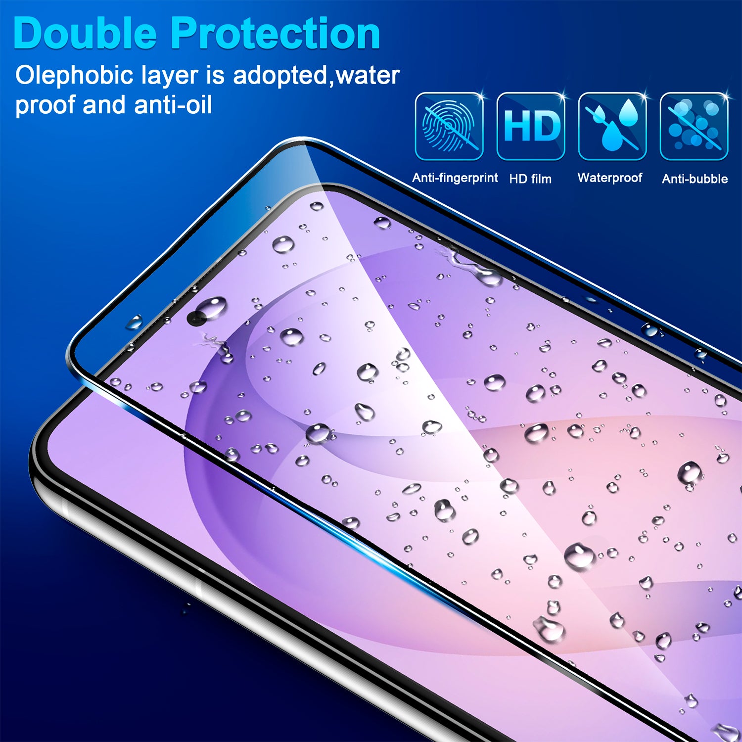 Zengdainm 2-Pack Samsung Galaxy S26 Screen Protector, Tempered Glass for S26, Sensitive Touch & Fingerprint Unlock, Anti-Scratch Case Friendly Bubble Free Easy Install
