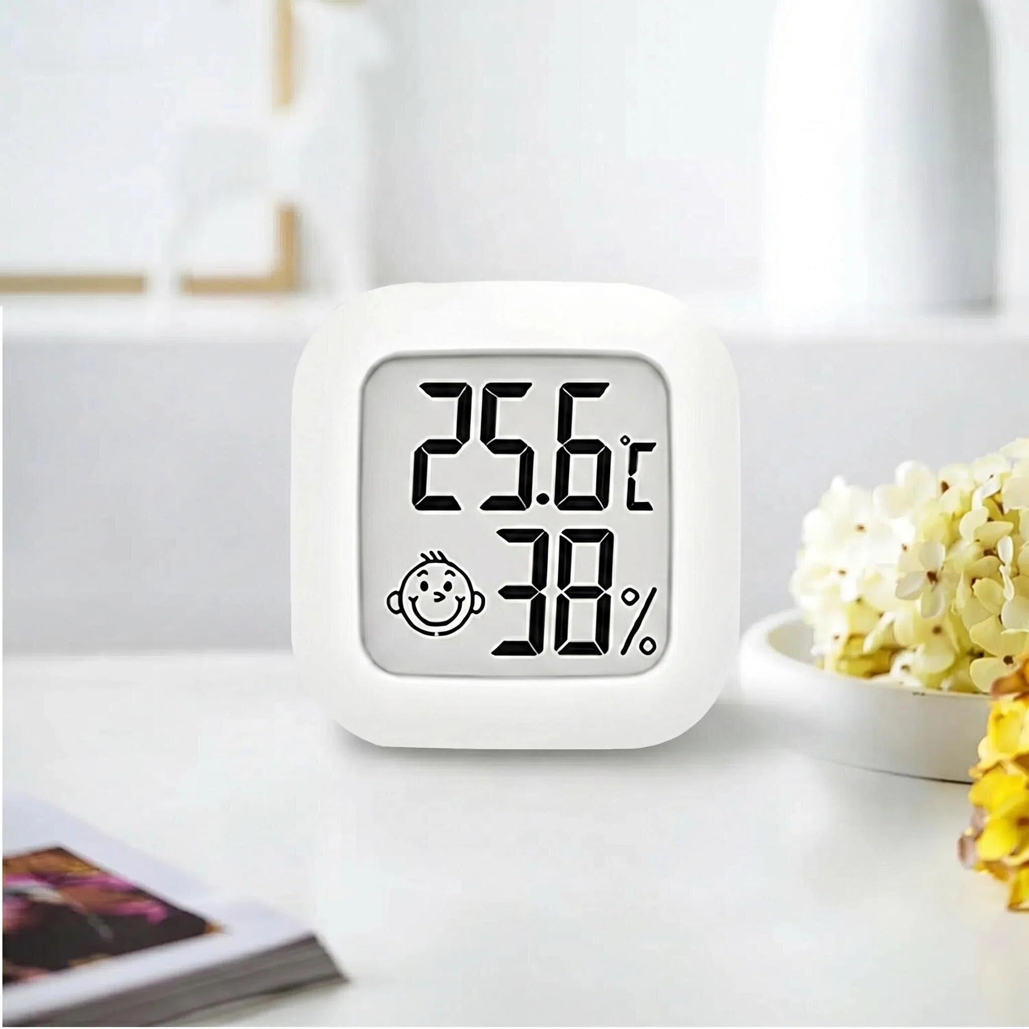 Zengdainm Thermometer, Hygrometer, Digital Electronic Thermohygrometers, Indoor Thermohygrometers with Temperature and Humidity Monitor