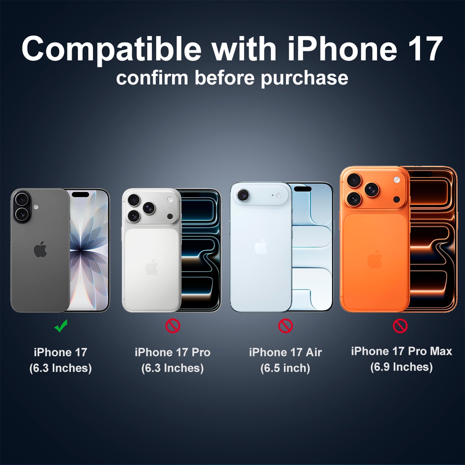 2+2 Pack Screen Protector for iPhone 17 6.3 Inch 2025 with Camera Lens Protector, Tempered Glass with Easy Installation , Anti-glare, Smooth Touch, Feel as Silk