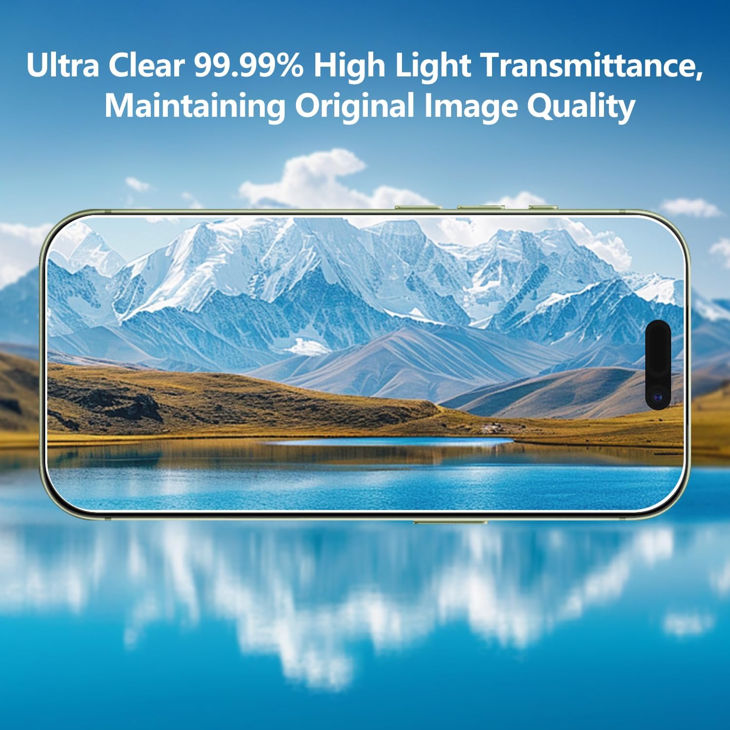 Zengdainm iPhone 17 Screen Protector with Camera Lens Protector, Top 9H+ Tempered Glass, Full Edge Coverage, Ultra Durable, 2+2 Pack